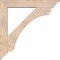 Ekena Millwork Legacy Traditional Smooth Bracket w/ Offset Brace, Douglas Fir, 7 1/2"W x 46"D x 46"H BKT0806X46X46LEC01SDF - alternate 3
